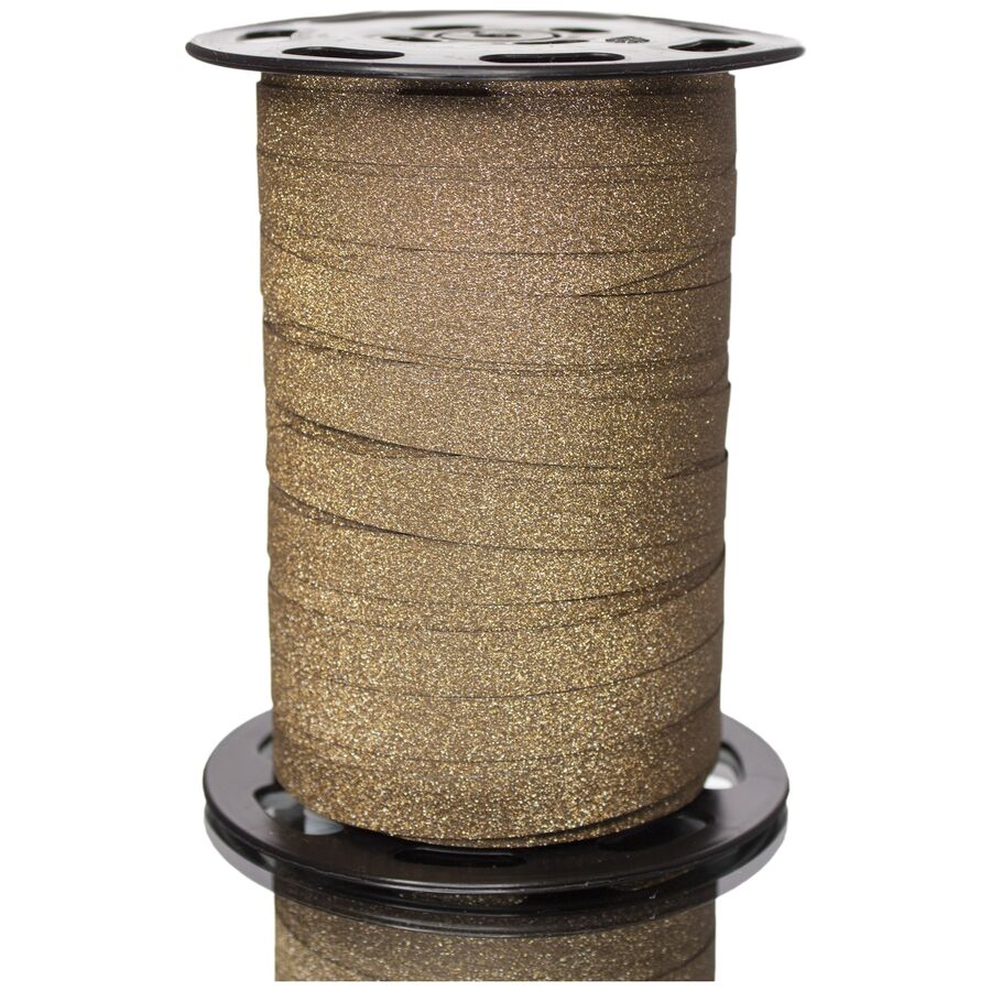 Gavebånd Guld Glitter